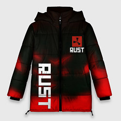Куртка зимняя женская Rust the game colors, цвет: 3D-красный