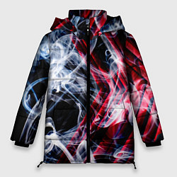 Куртка зимняя женская Дым и стрелки, цвет: 3D-черный