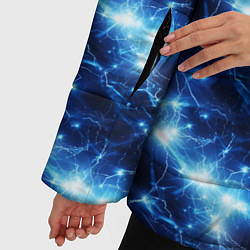 Куртка зимняя женская Cosmic neon boom, цвет: 3D-светло-серый — фото 2