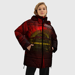Куртка зимняя женская STALKER 2 подземная лаборатория, цвет: 3D-красный — фото 2