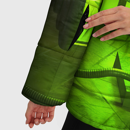 Женская зимняя куртка STALKER 2 капсулы осознания / 3D-Красный – фото 5
