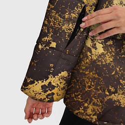 Куртка зимняя женская Золотые руины, цвет: 3D-светло-серый — фото 2