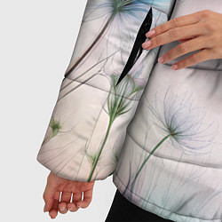 Куртка зимняя женская Цветочный восход, цвет: 3D-светло-серый — фото 2