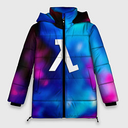 Куртка зимняя женская Half life neon freeman, цвет: 3D-светло-серый