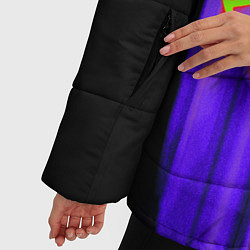 Куртка зимняя женская При делах круг, цвет: 3D-красный — фото 2
