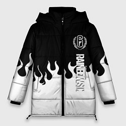Куртка зимняя женская Tom Clancy raimbow six fire, цвет: 3D-черный