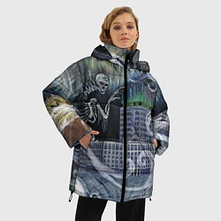 Куртка зимняя женская Черная пурга, цвет: 3D-светло-серый — фото 2