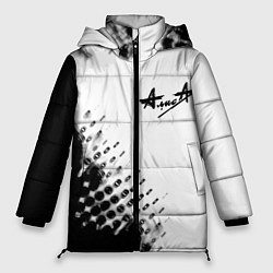 Куртка зимняя женская Алиса краски текстура, цвет: 3D-светло-серый