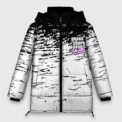 Куртка зимняя женская GTA vice city краски, цвет: 3D-черный