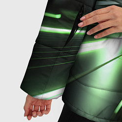 Куртка зимняя женская Зеленый луч, цвет: 3D-черный — фото 2