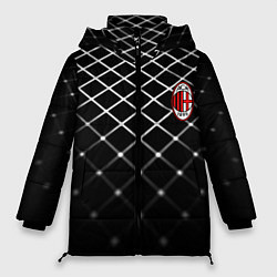 Куртка зимняя женская Милан футбольный клуб, цвет: 3D-светло-серый