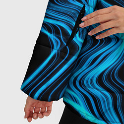 Куртка зимняя женская Imagine Dragons sound wave, цвет: 3D-черный — фото 2