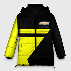 Куртка зимняя женская Chevrolet yellow star, цвет: 3D-светло-серый