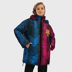 Куртка зимняя женская Real Madrid sport uniform, цвет: 3D-красный — фото 2