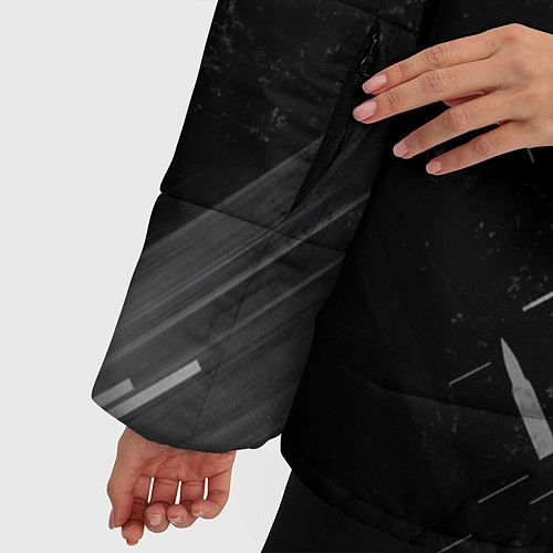Женская зимняя куртка Летящие пули / 3D-Черный – фото 5