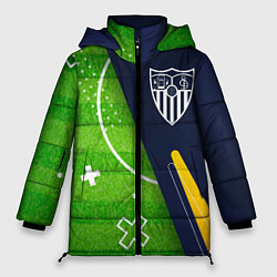 Куртка зимняя женская Sevilla football field, цвет: 3D-черный