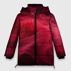 Куртка зимняя женская Дым бордо, цвет: 3D-черный