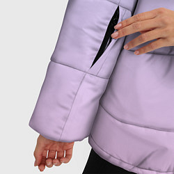 Куртка зимняя женская Градиент лавандовый, цвет: 3D-красный — фото 2
