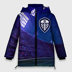 Куртка зимняя женская Leeds United ночное поле, цвет: 3D-черный