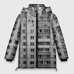 Куртка зимняя женская Эстетика панельки, цвет: 3D-черный