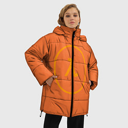 Куртка зимняя женская Half-Life оранжевый, цвет: 3D-красный — фото 2