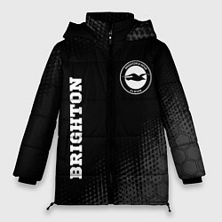 Куртка зимняя женская Brighton sport на темном фоне вертикально, цвет: 3D-черный