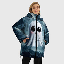 Куртка зимняя женская Привидениус, цвет: 3D-светло-серый — фото 2