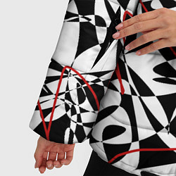 Куртка зимняя женская Графика, цвет: 3D-черный — фото 2