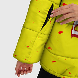 Куртка зимняя женская Poppy Playtime Хагги Вагги монстр, цвет: 3D-черный — фото 2