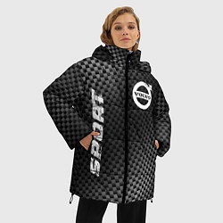 Куртка зимняя женская Volvo sport carbon, цвет: 3D-черный — фото 2