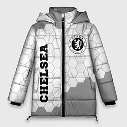 Куртка зимняя женская Chelsea sport на светлом фоне вертикально, цвет: 3D-черный