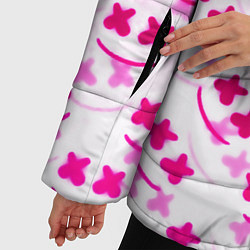 Куртка зимняя женская Marshmello pink colors, цвет: 3D-красный — фото 2