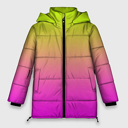 Куртка зимняя женская Градиент яркий, цвет: 3D-светло-серый