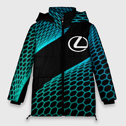 Куртка зимняя женская Lexus electro hexagon, цвет: 3D-черный