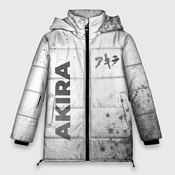 Куртка зимняя женская Akira - white gradient вертикально, цвет: 3D-черный