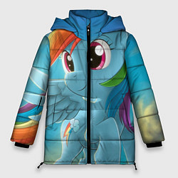Куртка зимняя женская My littlle pony, цвет: 3D-черный