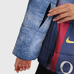 Куртка зимняя женская Neymar FCB, цвет: 3D-черный — фото 2