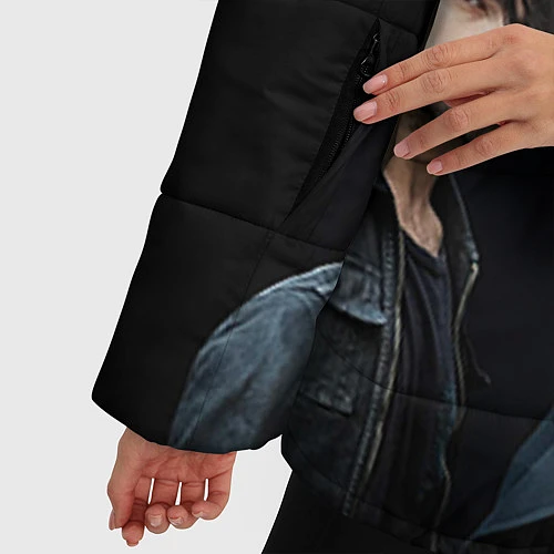 Женская зимняя куртка 30 seconds to mars / 3D-Светло-серый – фото 5