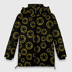 Куртка зимняя женская Nirvana Pattern, цвет: 3D-черный