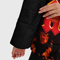 Куртка зимняя женская AC/DC Flame, цвет: 3D-красный — фото 2
