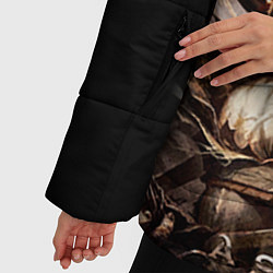 Куртка зимняя женская Disturbed, цвет: 3D-черный — фото 2