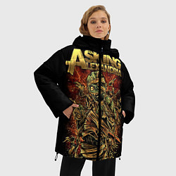 Куртка зимняя женская Asking Alexandria, цвет: 3D-черный — фото 2