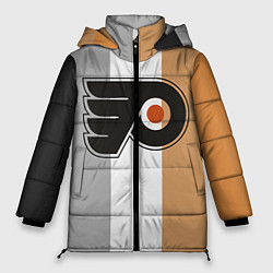 Куртка зимняя женская Philadelphia Flyers, цвет: 3D-светло-серый