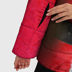 Куртка зимняя женская Дед мороз, цвет: 3D-черный — фото 2