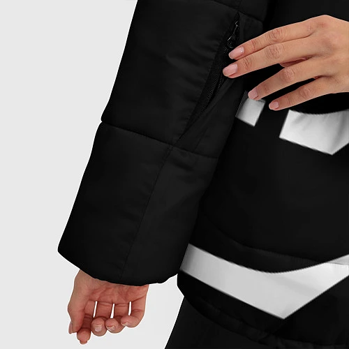 Женская зимняя куртка Токийский гуль / 3D-Черный – фото 5