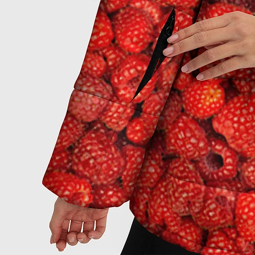Женская зимняя куртка Ягодка / 3D-Красный – фото 5