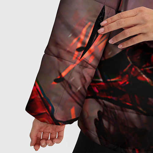 Женская зимняя куртка Shadow Fiend / 3D-Черный – фото 5