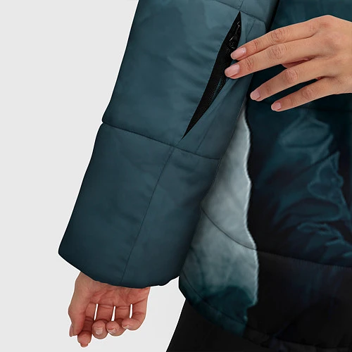 Женская зимняя куртка Armin Van Buuren / 3D-Черный – фото 5