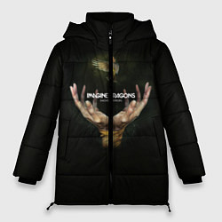 Куртка зимняя женская Imagine Dragons: Smoke + Mirrors, цвет: 3D-черный