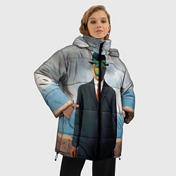 Куртка зимняя женская Сын человеческий, цвет: 3D-черный — фото 2